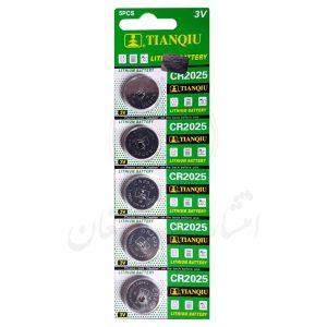 باتری سکه ای تیانکیو Tianqiu مدل CR2025