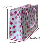 ساک هدیه مدل خالدار کد005 - تصویر 2