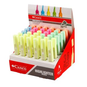 ماژیک هایلایتر کنکو Canco پاستلی (بسته36عددی)