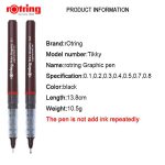 راپید 0.7 یکبار مصرف روترینگ Rotring مدل Tikky - تصویر 2