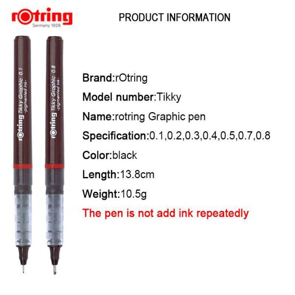 راپید 0.7 یکبار مصرف روترینگ Rotring مدل Tikky - تصویر 2