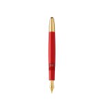 خودنویس مون بلان Montblanc مدل 146 المپیک 1924 پاریس تمام قرمز گیره طلایی