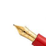 خودنویس مون بلان Montblanc مدل 146 المپیک 1924 پاریس تمام قرمز گیره طلایی - تصویر 4