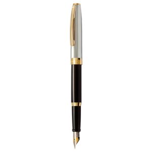 خودنویس شیفر Sheaffer مدل Sagaris (نیمه کروم مشکی گیره زرد)