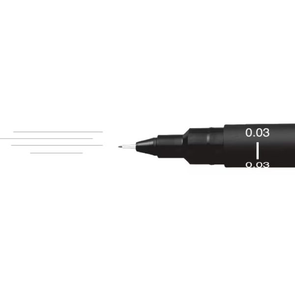 راپید 0.03 یونی پین مشکی مدل uni pin fine line - تصویر 2