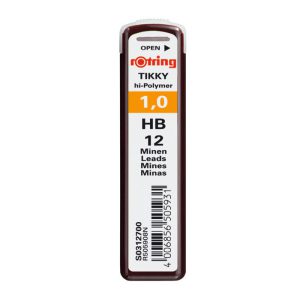 نوک اتود 1.0 میلی متری روترینگ Rotring مدل Tikky Hi-Polymer درجه HB