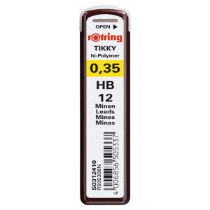 نوک اتود ۰.35روترینگ Rotring مدل Tikky Hi-Polymer درجه HB