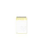 دفتر یادداشت 100 برگ یک خط PP سایز B7 پاستلی پاپکو Papco کد NP-31028 - تصویر 3