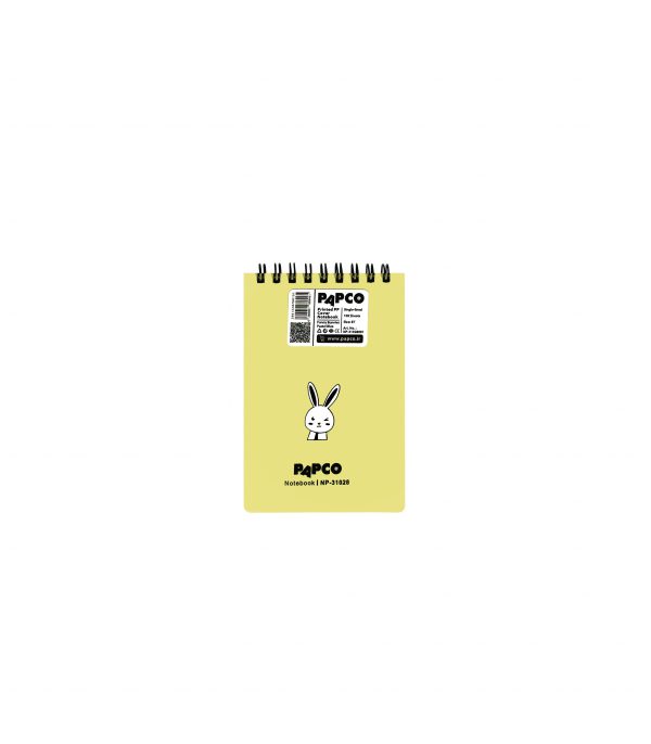 دفتر یادداشت 100 برگ یک خط PP سایز B7 پاستلی پاپکو Papco کد NP-31028 - تصویر 5