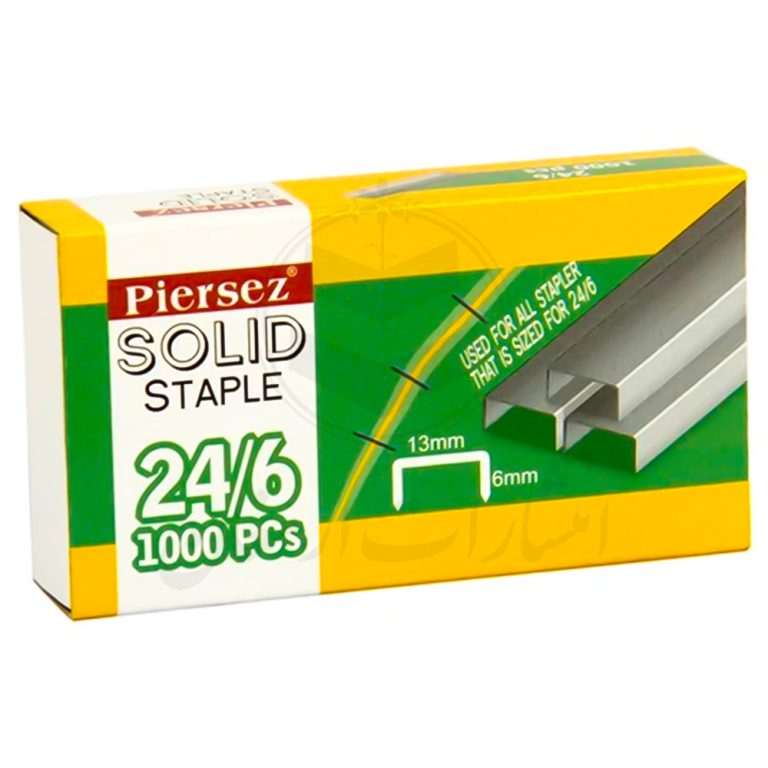 سوزن منگنه پییرسز Piersez مدل سالید استیپل Solid Staple سایز 24/6