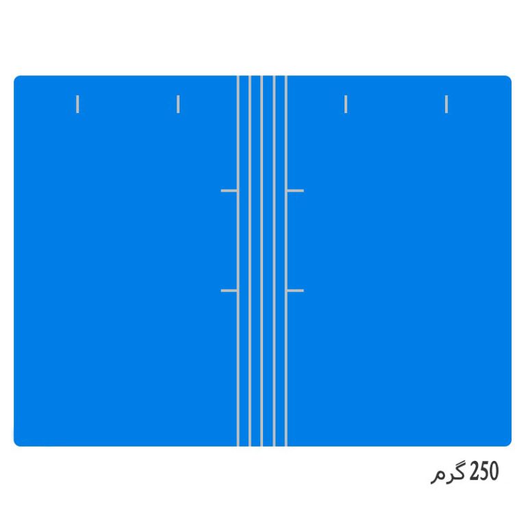 پوشه مقوایی خط دار 250 گرم