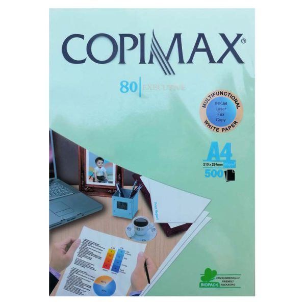 کاغذ A4 کپی مکس CopiMax سبز بسته 500 عددی - تصویر 2