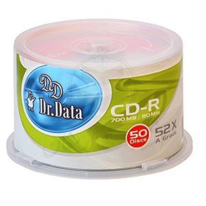 سی دی CD-R خام دکتر دیتا Dr.Data 52x بسته 50 تایی