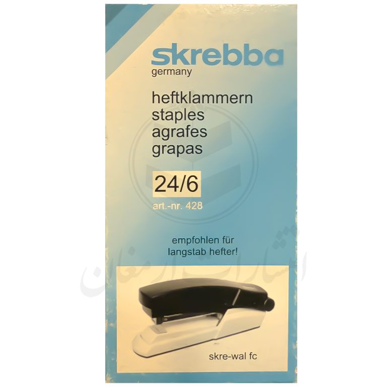 سوزن منگنه اسکربا Skrebba سایز 24/6 بسته 5000 عددی