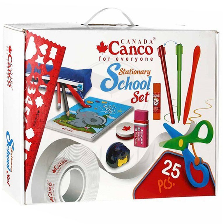 ست بسته لوازم تحریر کنکو Canco مدل school set +5
