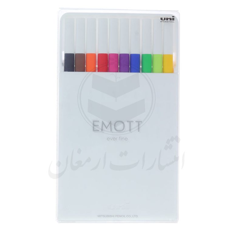 روان نویس یونی بال Uni ball مدل EMOTT۱ (بسته 10 عددی)