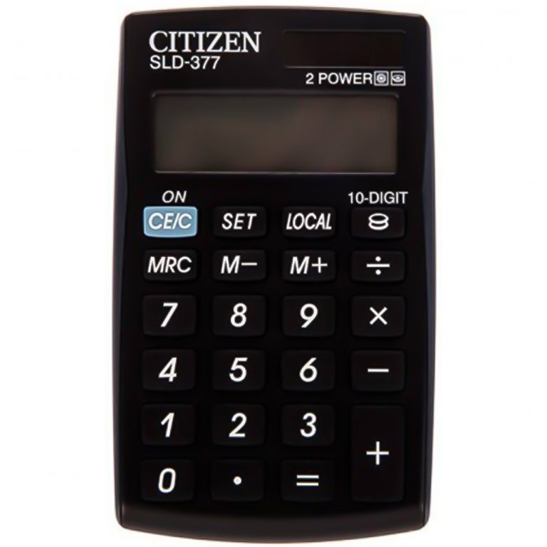 ماشین حساب سیتیزن Citizen مدل SLD-377
