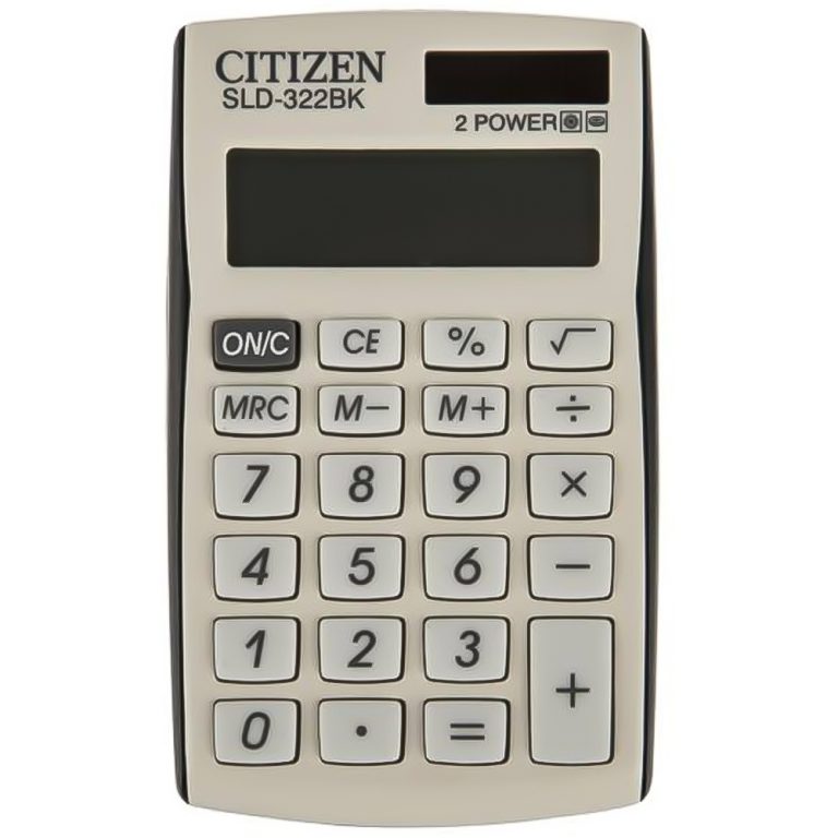 ماشین حساب سیتیزن Citizen مدل SLD-322BK