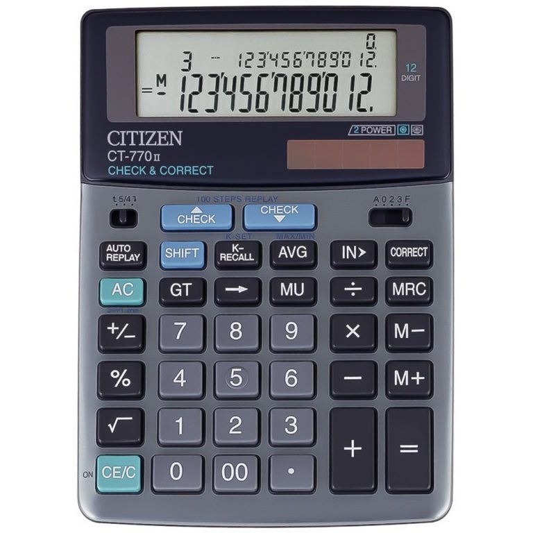 ماشين حساب سيتيزن Citizen مدل CT-770II