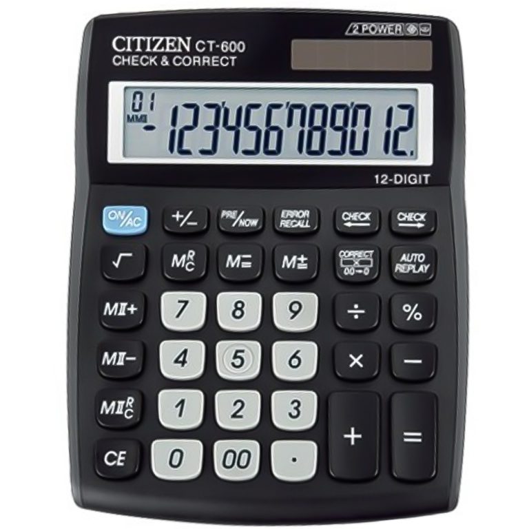 ماشین حساب سیتیزن Citizen مدل CT-600J
