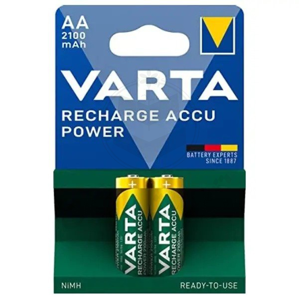 1 باتری قلمی وارتا Varta شارژی 2100 میلی آمپر (2عددی)