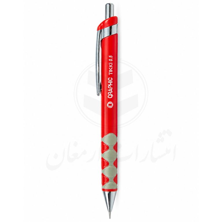 اتود 0.5 میلی متری گرافیک Graphic مدل تیکی Tikki رنگ قرمز