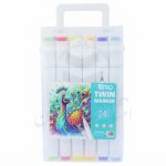 ماژیک راندو 24 رنگ 2 سر بیرو BIRO