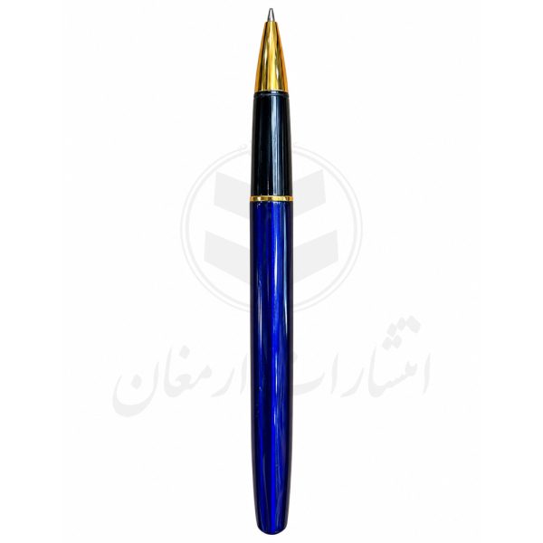 خودکار آبی مدل کلاسیک با جعبه - تصویر 3