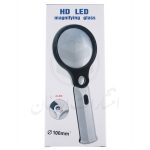 ذره‌بین دستی چراغ‌دار HD LED مدل 100mm