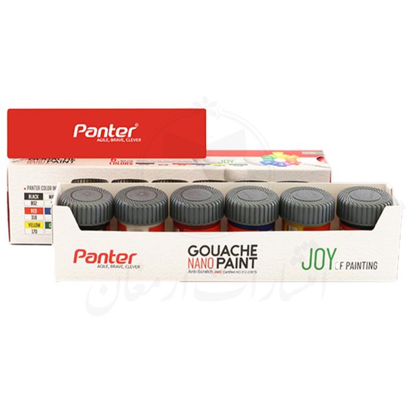 نانو پوشرنگ گواش 6 رنگ پنتر Panter کد GP 711-6 - تصویر 3