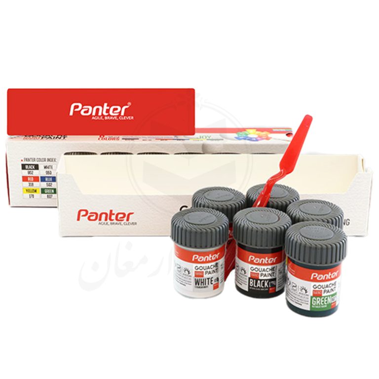 نانو پوشرنگ گواش 6 رنگ پنتر Panter کد GP 711-6